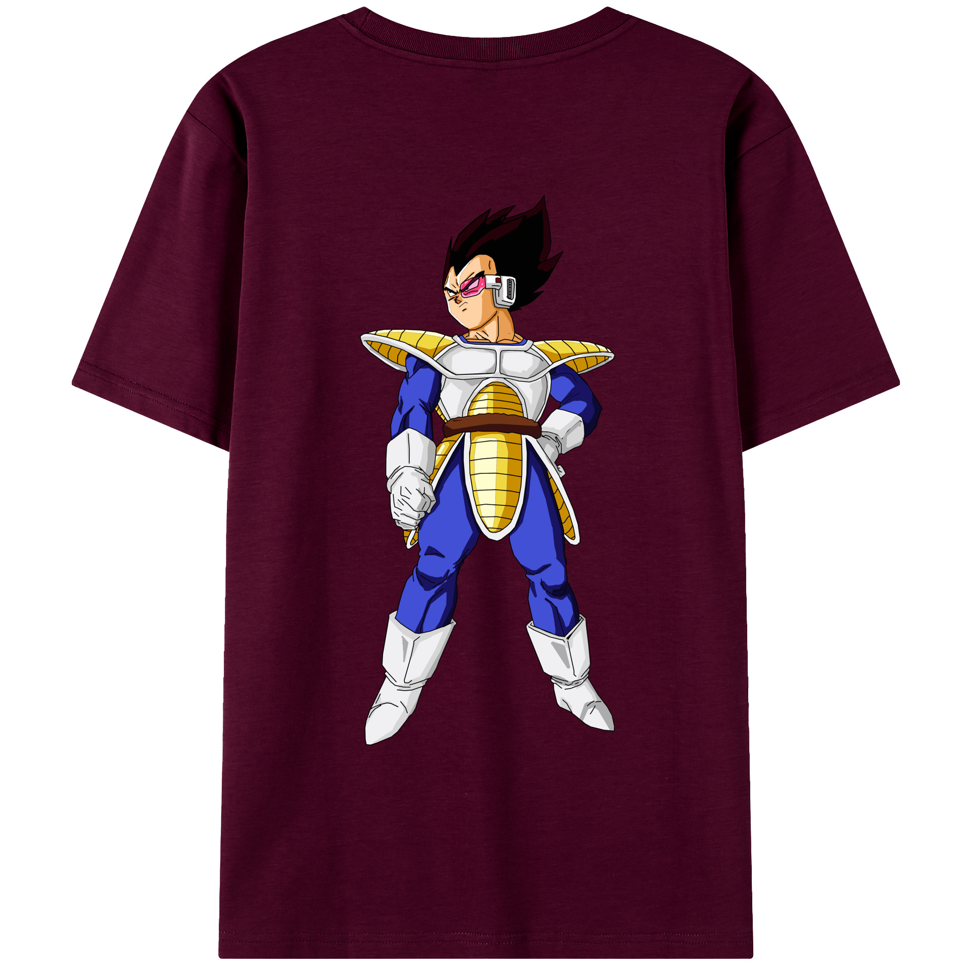 （画像用） ドラゴンボール ベジータ四世（Bejīta Yonsei）DRAGON BALL Vegeta IV レディース半袖Tシャツ(バックプリント)